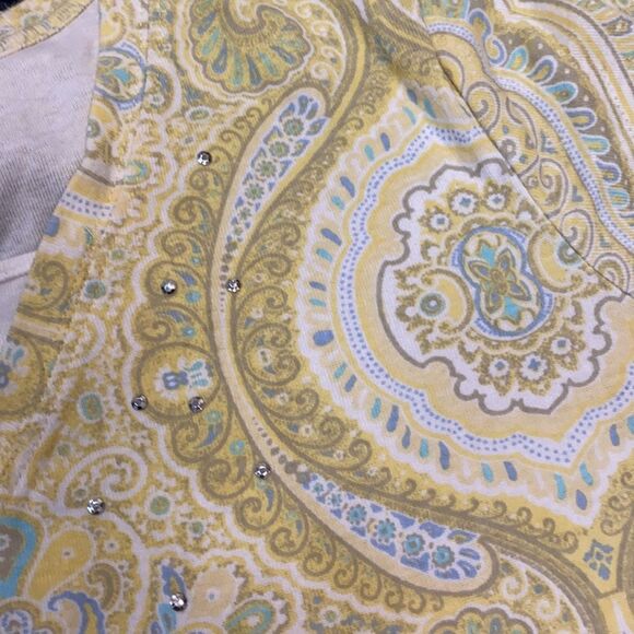 Basic Editions Jeweled Tee sz. S - Picture 3 of 3